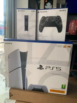 Brand New Ps 5 Slim 1tb Stand With Extra Pad and Charging Dock Pads