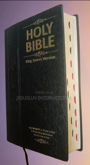 Holy Bible Kjv:Large Print With 53,000 Cross References,Concordance