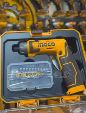 Ingco Ingco 8v Cordless Screwdriver Drill Set — 8v