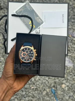Megir Rubber-Strap-Chronograph