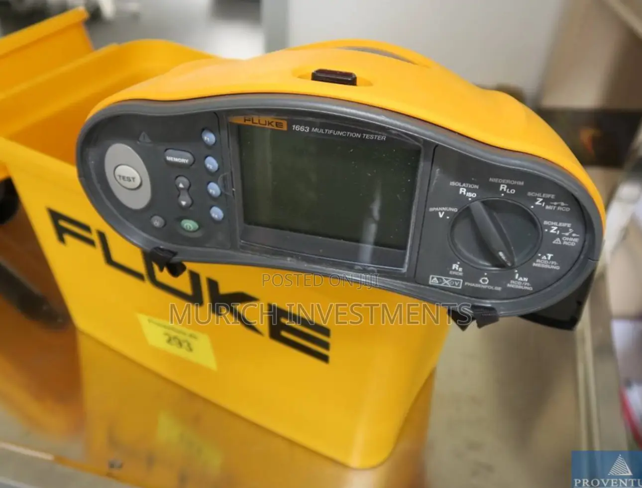 Fluke 1663 Multifunction Installation Tester With Memory Interface