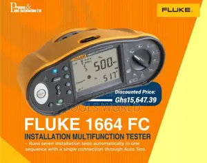 Fluke 1664 Fc Multifunction Installation Tester Complete