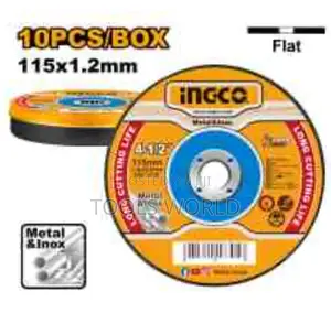 Ingco 115mm (4-1/2”) Abrasive Metal Cutting Disc Set – 10pcs/Set