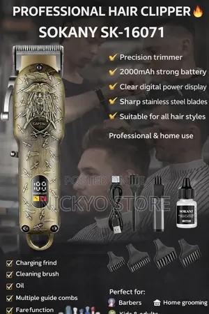  Professional Hair Clipper  Sokany Sk-16071