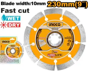 230mm (9”) Ingco Dry Diamond Disc – Stone Concrete Cutter