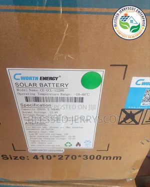 Cworth Energy 2.5kwh 12v Lithium-ion Inverter Solar Batteries In Stock
