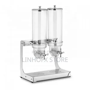 High Quality Commercial Stainless Steel Double Cereal Dispenser.