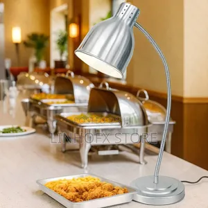 Stainless Steel Electric Food Warming Desktop Buffet Lamp