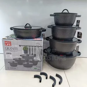 Ucclife Pot Set 
Available In Black And White