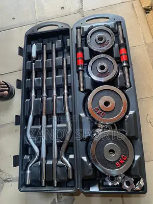 55kg Set Colored Coated Dumbbells B