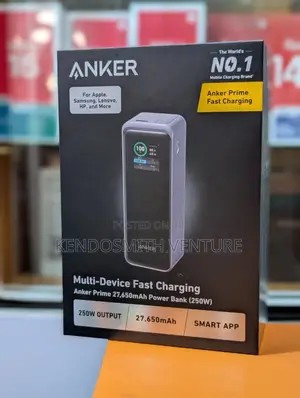  Anker Prime 27650mah 250w Powerbank – Super Fast Charging (Original)
