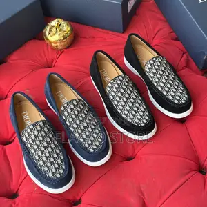 Original Christain Dior Suede Loafers Shoes