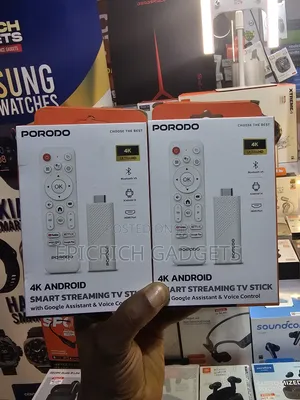 Porodo Android Smart Tv Streaming Stick Google Assistant