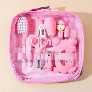 13-Piece Baby Grooming and Care Kit With Travel Pouch
