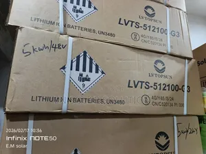 5kwh/48 Volts Lvtopsun Lithium Batterie Available