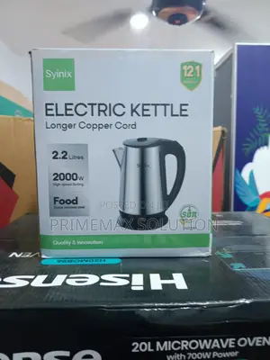 Large Fast – Syinix 2.2l Stainless Steel Electric Jug