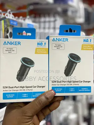52w Dual-Port High Speed Car Charger Anker Car Charger