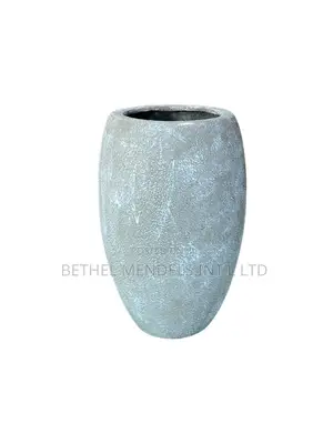 Classic Fiberglass Planter (Rustic Design) - 60cm