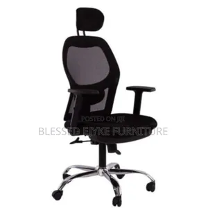 Ergonomic Office Mesh Chair, High Back With Adjustable