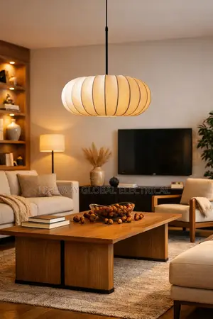 Nordic Minimalism Led Silk Led Silk Pendant Chandelier