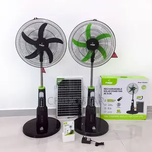 18,000mah Lithium Rechargeable Mosquito Fan With 25watts Solar Panel