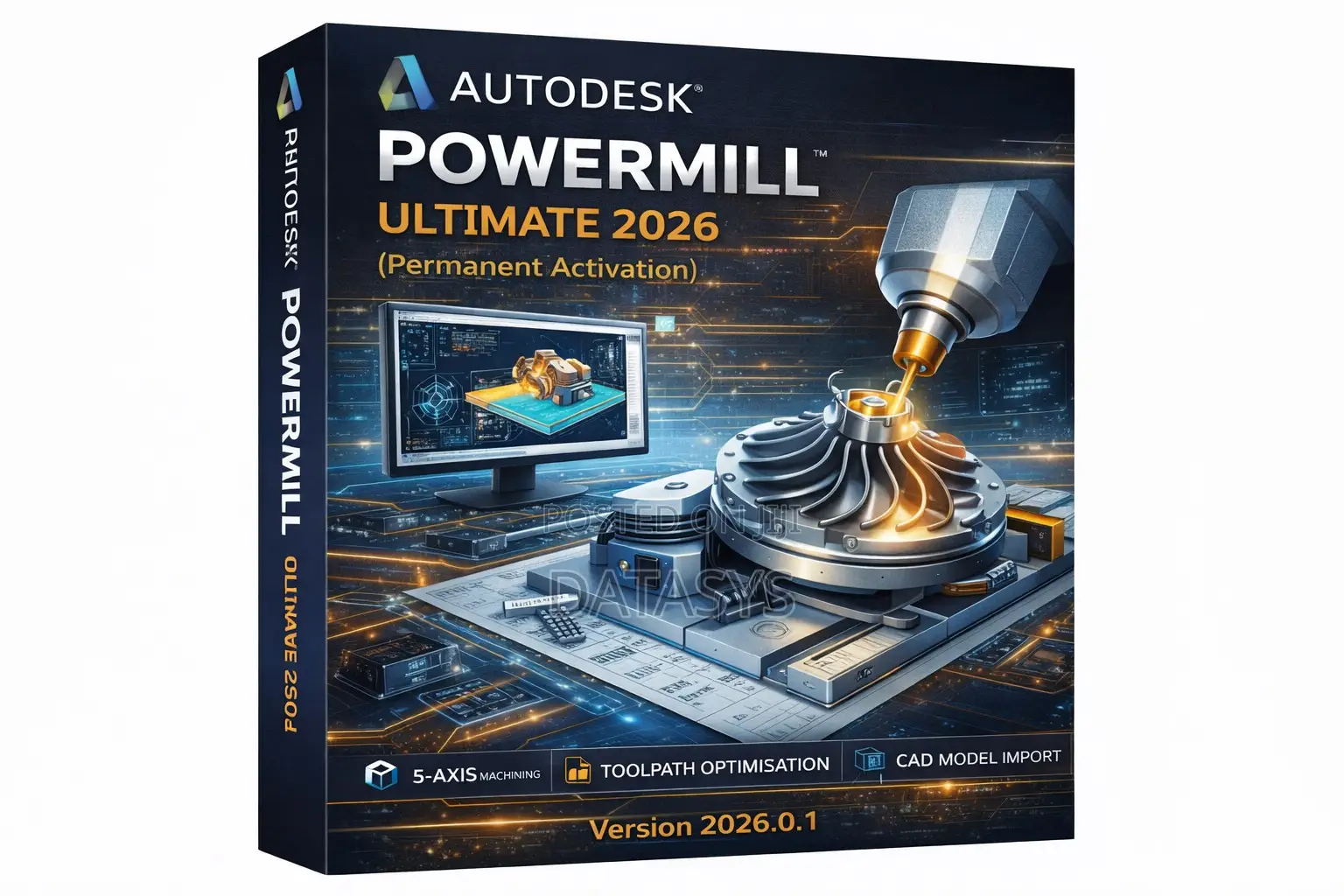 Autodesk Powermill Ultimate – Advanced 5-Axis CNC Programming Software
