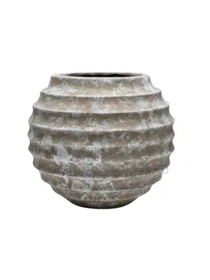 Fiberglass Ball Ring Planter ( Rustic Design)