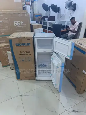 Skyrun 108l Double Compartment Refrigerator