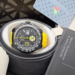 Tag Heuer Rubber Watch Chronograph.