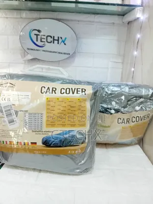 Universal Uv Protection/Water Dustproof Car Cover, 2 Layer With Zipper