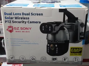 Gz Sony Dual Lens,Dual Screen Solar Wireless PTZ Security Camera