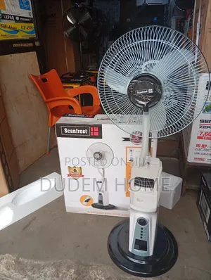 Scanfrost Mist Rechargeable Water Fan 16 Inches