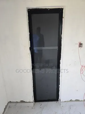 Aluminium Grey Toilet Door