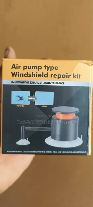 Air Pump Type Windshield Repair Kit.