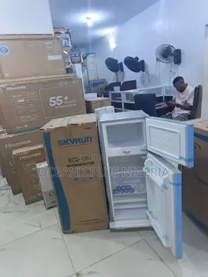 Skyrun 108l Double Door Kitchen Refrigerator