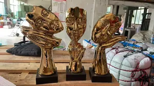 Nordic Resin Abstract Statue Desktop Ornaments Sculpture