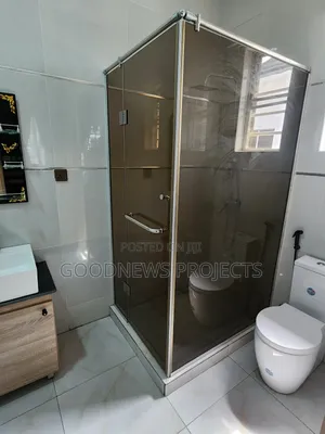 Tinted Brown Glass Cubicle