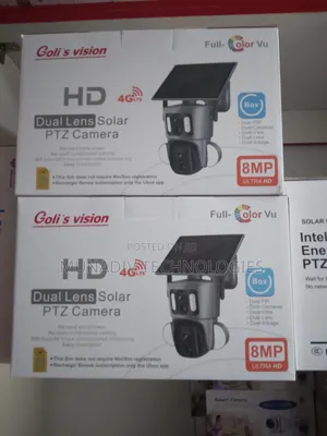 Goli's Vision 4g Hd Dual Lens Solar PTZ Camera