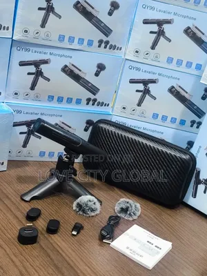 Qy99 Lavalier Microphone Stick Design With Tripod Anc Clip-on Magnetic