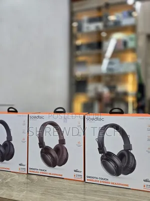 Soundtec by Porodo Smooth-Touch Wireless Stereo Headphone