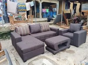 Complete Set of Fabric Sofa Available
