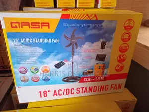 Qasa 18'' Ac/Dc Solar Compatible Fan (Non Rechargeable)