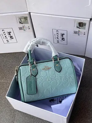 Luxury Croc Coach Rowan Bag Available in 7 Displayed Colors