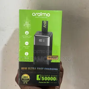 Oraimo Power Jet 501 50000mah 85w Fast Charging Laptop Powerbank
