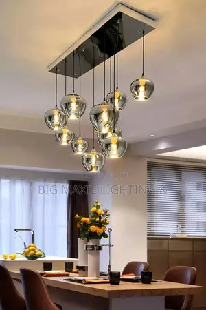 Luxury Dropping Lamp Black Amber Dropping Light