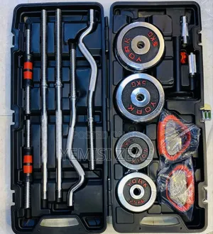58kg Adjustable Dumbbell Case Set With Full Accessories