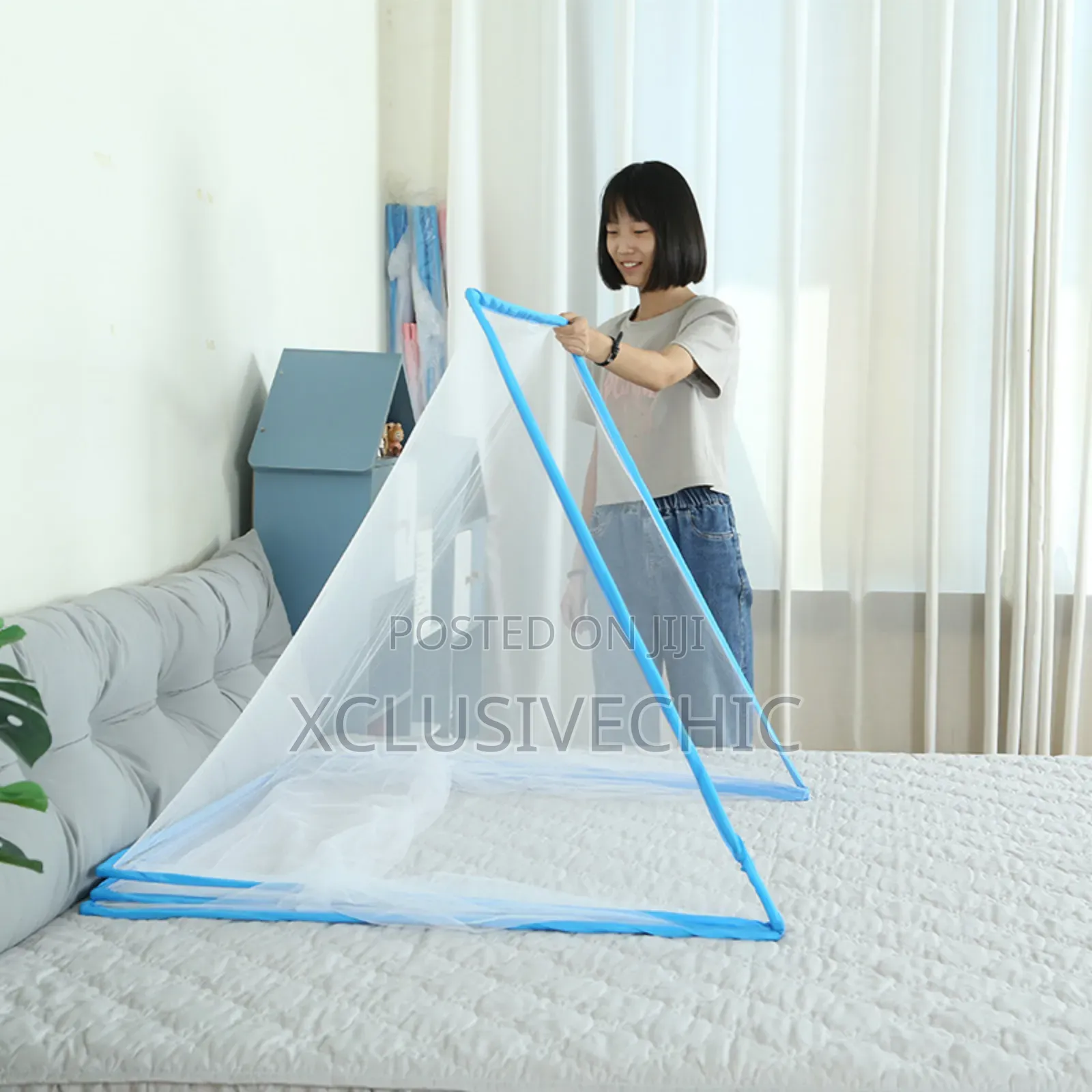 Rectangular Foldable Mosquito Net- Different Sizes