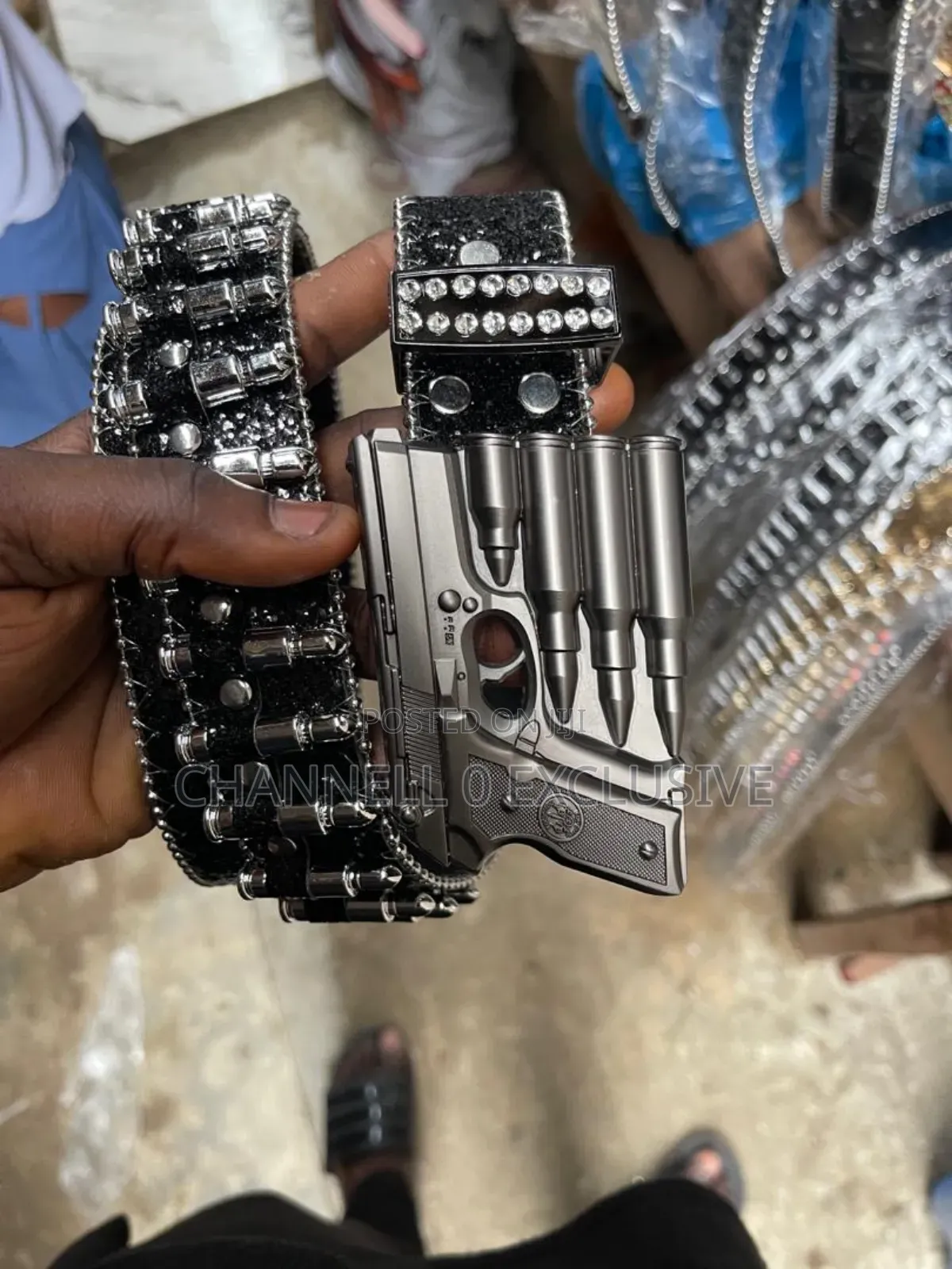 Stone And Bullet Belt
