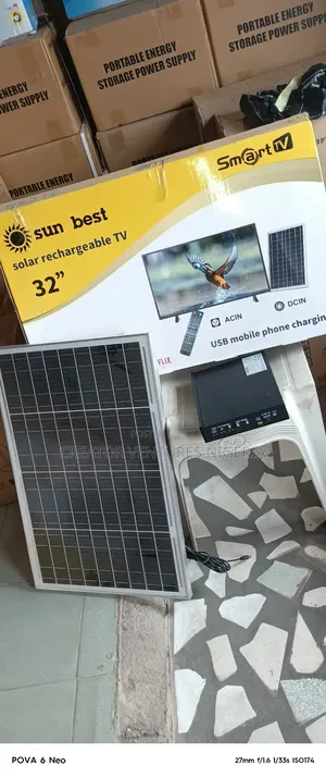 Sun Best Dc 32" Rechargeable Smart Android,You Tube,Netflix,Play Store