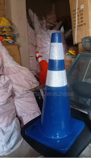Blue Safety Cone